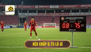 Kèo chấp 0.75 là gì