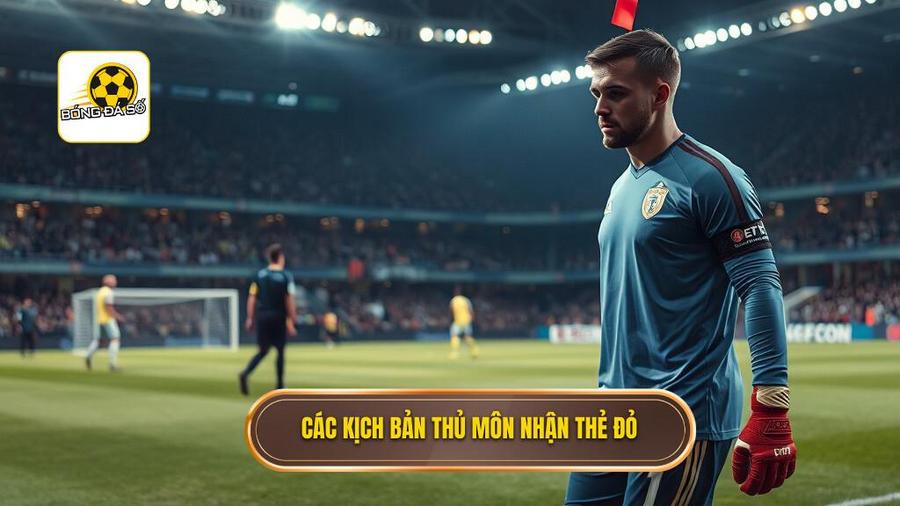 Các kịch bản thủ môn nhận thẻ đỏ