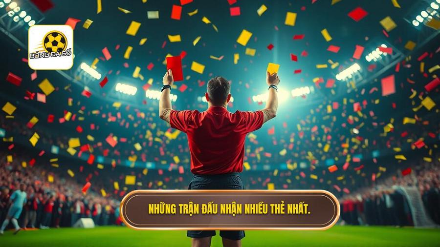 Những trận đấu nhận nhiều thẻ nhất.