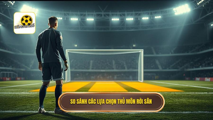 So sánh các lựa chọn thủ môn rời sân