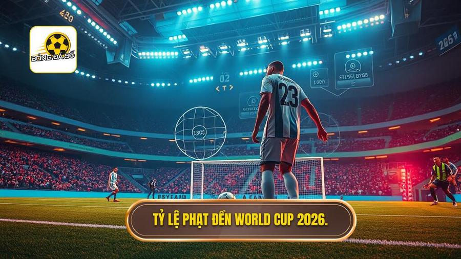 Tỷ lệ phạt đền World Cup 2026.