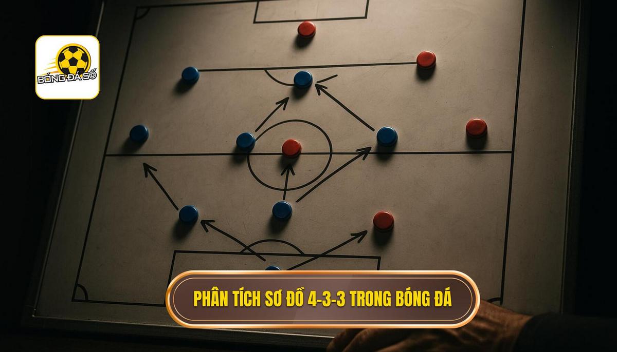 Phân tích sơ đồ 4-3-3 và biến thể kiểm soát toàn diện