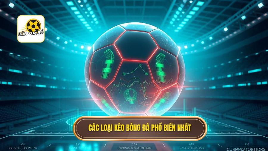 2. Các loại kèo bóng đá trực tuyến phổ biến nhất hiện nay