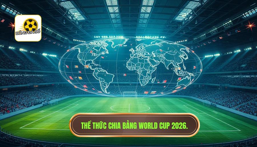 Sự thay đổi mang tính lịch sử trong thể thức chia bảng đấu World Cup 2026